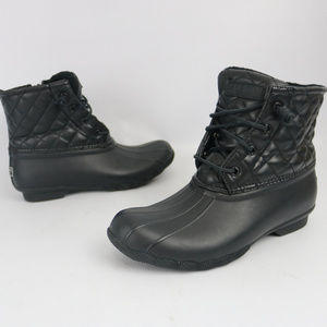 quilted luxe saltwater waterproof bootie